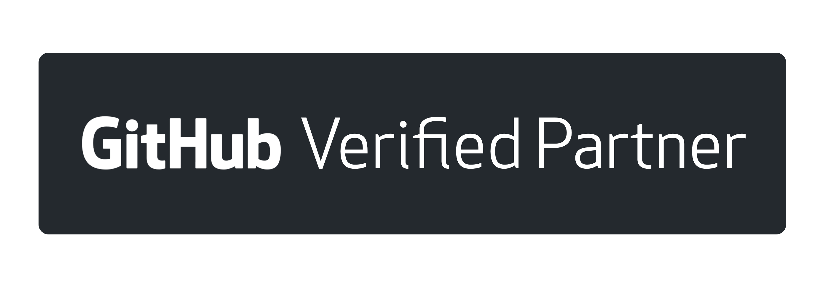 GitHub Verified Partner - black