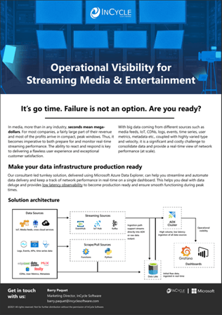 Hyper-scale Streaming Telemetry on Azure Data Explorer
